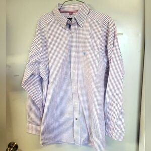 Men's ARIAT Blue and Red Checkered Shirt